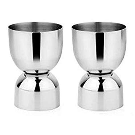 Mosaic Pack of 2 Stainless Steel Bar Tools | Bar Accessories | Double ...