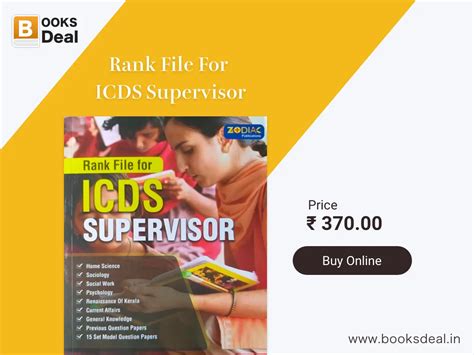 Rank File for ICDS Supervisor