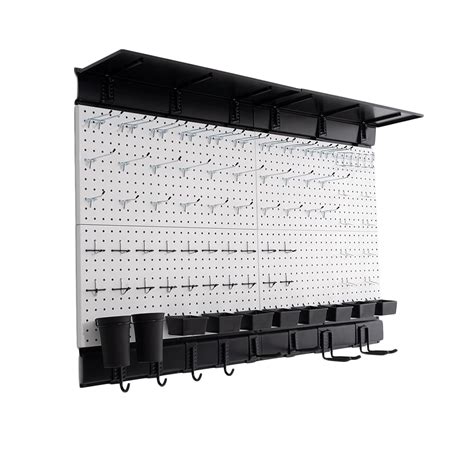 FRAYSCENT Pegboard Wall Organizer 48'' x 24'' with Pegboard Hooks ...