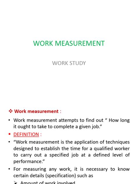 Work Measurement Examples 的图像结果