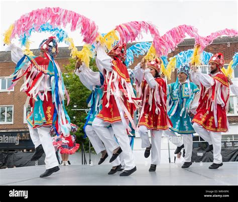 Dancers from Brazil performing at Billingham Folklore festival.UK Stock ...