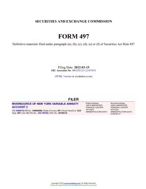 Fillable Online RIVERSOURCE OF NEW YORK VARIABLE ANNUITY ACCOUNT 2 Form ...