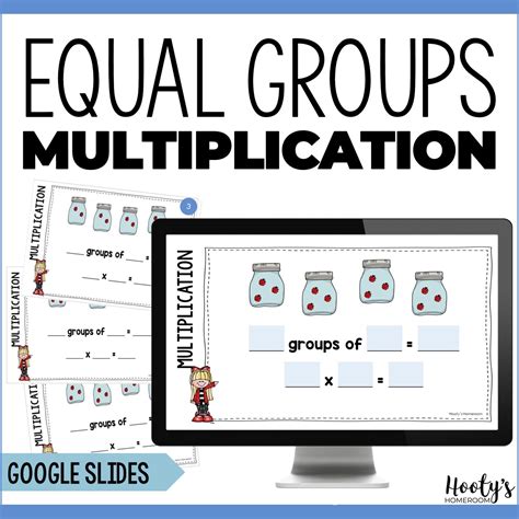 Equal Groups Multiplication Activities - Hooty's Homeroom