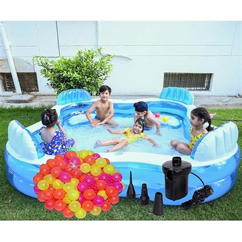 Buy Prime Inflatable Family Lounge Swimming Pool Summer Water Fun ...