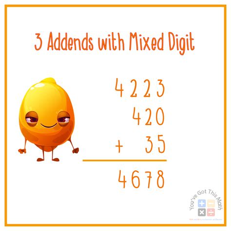 Image result for Math Addends