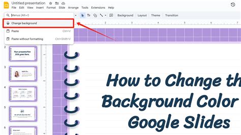 Cómo cambiar la imagen de fondo y el color en Google Slides: Guía paso ...