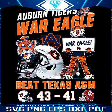 War Eagle Triumph Auburn Beats Texas Am Get Your Png