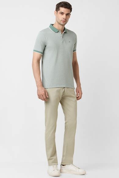 Buy Men Cream Solid Low Skinny Fit Chino Casual Trousers Online ...