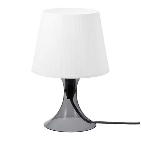 LAMPAN Table lamp, dark grey/white - IKEA — EachDayKart India