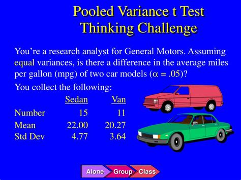 Image result for Pooled Variance T-Test