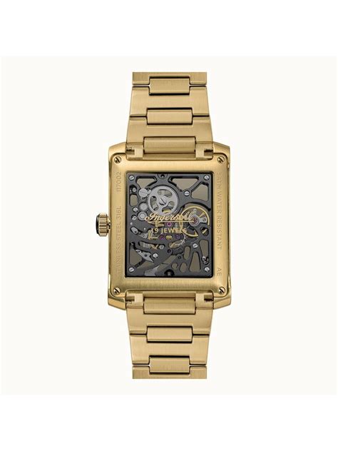 Buy Ingersoll The Spur Men Analog Rectangular Stainless Steel Black ...