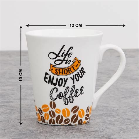 Buy Corsica Oxford Bone China Coffee Mug - 340ml from Corsica by Home ...