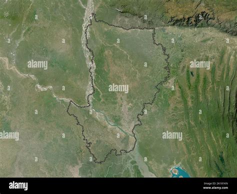 Dhaka, division of Bangladesh. Low resolution satellite map Stock Photo - Alamy