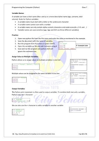 Image result for Computer Class 7 Python Full