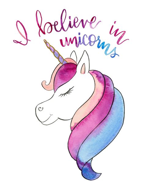 Printable Pictures Of Unicorns And Mermaids