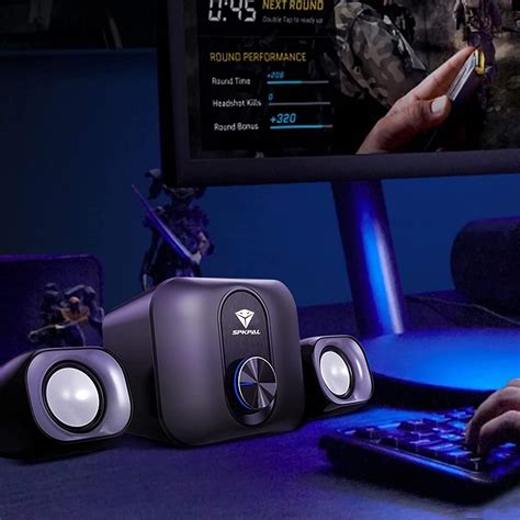 SPKPAL Compact 2.1 Computer Speakers with Subwoofer and USB India | Ubuy