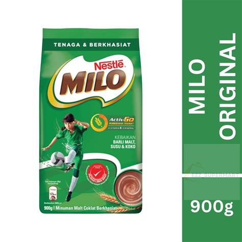 NESTLE Milo Activ-Go Chocolate Malt Powder (900g/1kg/1.8kg/2kg ...