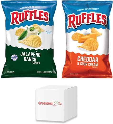 American Snacks Variety Pack - Ruffles Sour Cream & Cheddar and ...