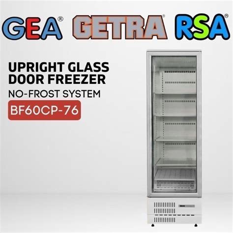 Jual UPRIGHT FREEZER GEA BF60CP-IC TANPA BUNGA ES 1 PINTU KACA ORIGINAL ...