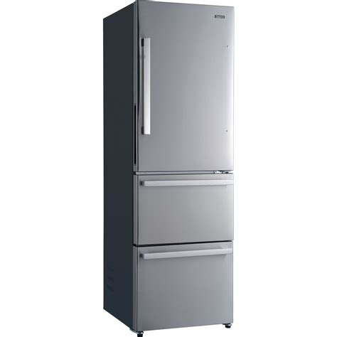 Buy Galanz 12.4-Cu. Ft. 3-Door Bottom Mount Refrigerator, Stainless ...