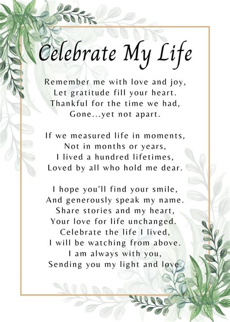 Life Poems For Funerals: Funerary Poems – CBAH