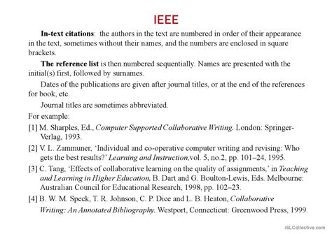 Image result for Reference Writing Style