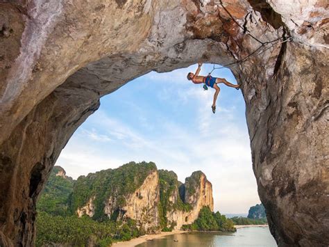 Rock Climbing at Railay Beach - Thailand Tourism & Travel Guide