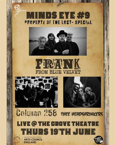 Minds Eye #9 - Property of the Lost Special, The Grove Theatre ...