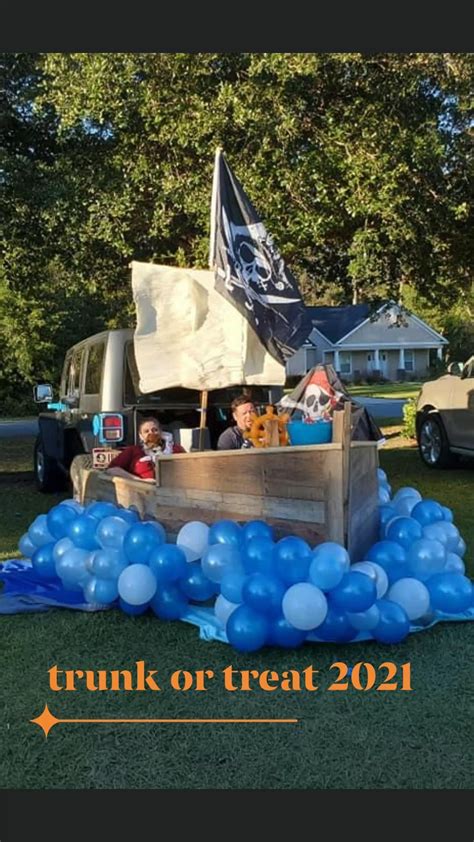 Trunk or treat idea turn your car into a pirate ship – Artofit