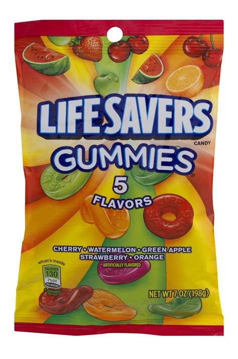Life Savers Candy Gummies 5 Flavors | Gummies, Flavors, Life savers
