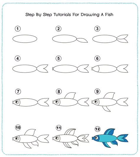 Image result for Fish Drawing Tutorial