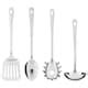 GRUNKA 4-piece kitchen utensil set, stainless steel - IKEA