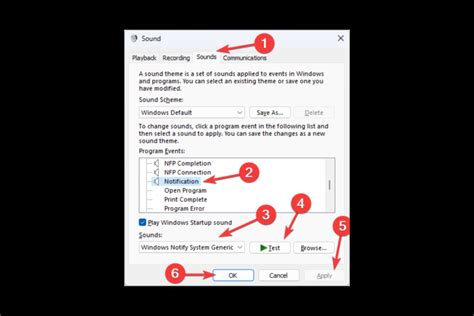 How to Change Notification Sound in Windows 11