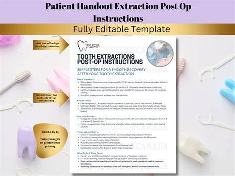 Post-Extraction Instructions Template 的图像结果