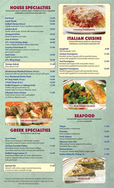 Paradise Restaurant menus in Safety Harbor, Florida, United States