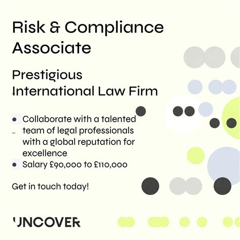 UNCOVER on LinkedIn: ⭐ New Role ⭐ Risk and Compliance Associate A great ...