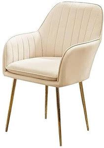 MKN Velvet Dining Chairs, Cushion Seat Chair for Living Room Restaurant ...