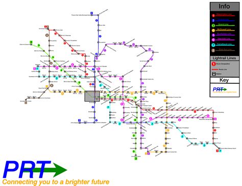 Phoenix Light Rail Stations Map