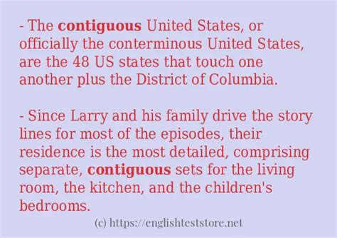 Image result for Contiguous Property Definition