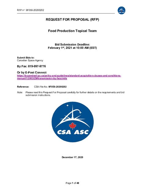 Image result for Examples of RFP Proposals