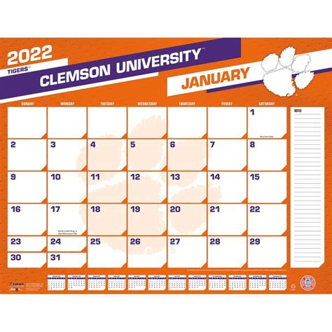 Clemson Academic Calendar Fall 2025 - 2025 Calendar Printable