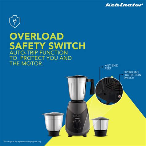 Kelvinator Superio KMG20850 500 W Copper motor Mixer Grinder