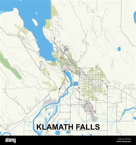 Klamath falls map hi-res stock photography and images - Alamy
