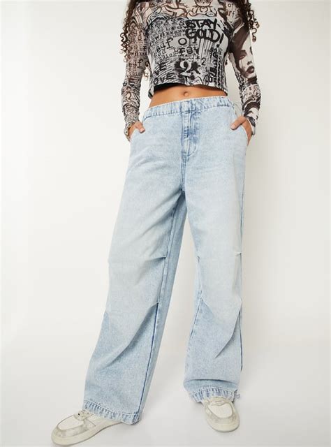 Buy Women Washed Wide Leg Jeans Online at just Rs. 1399.0 ...