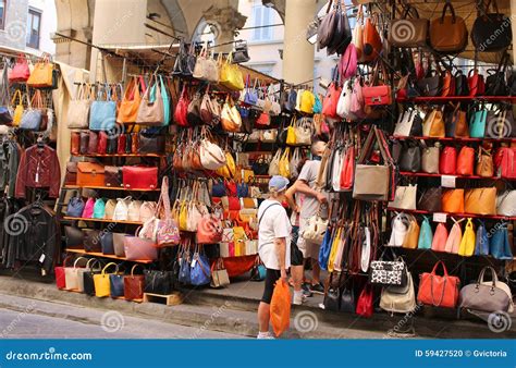Florence Market Selling Leather Goods Editorial Image - Image of ...
