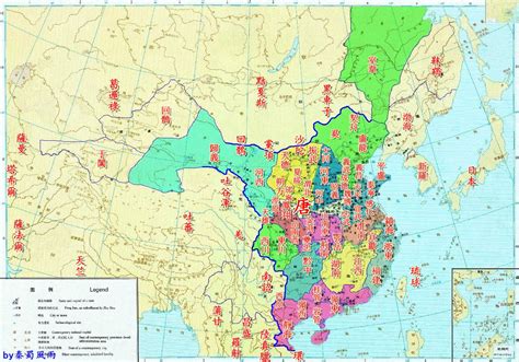唐朝地图——中国古代唐朝地图-趣历史网