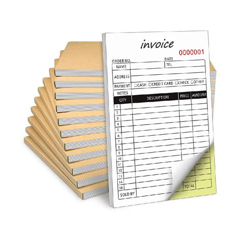 Image result for Custom Invoice Book