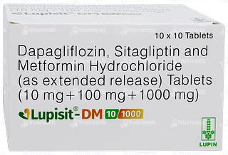 Lupisit Dm 10/1000 Tablet: Uses, Side Effects, Price & Substitutes