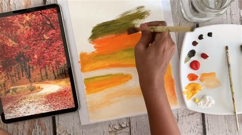 Image result for Fall Painting Tutorial for Beginners