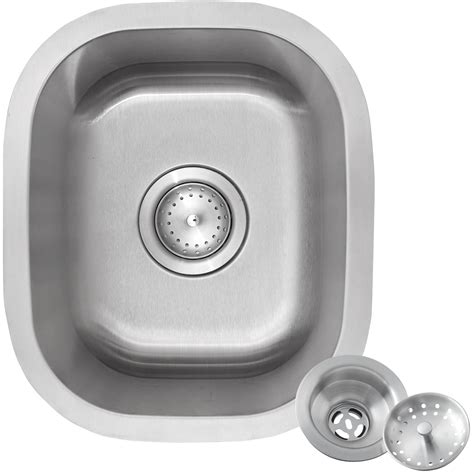 Monsinta Bar Sink 1512 Bar Sink Undermount Stainless Steel Kitchen ...